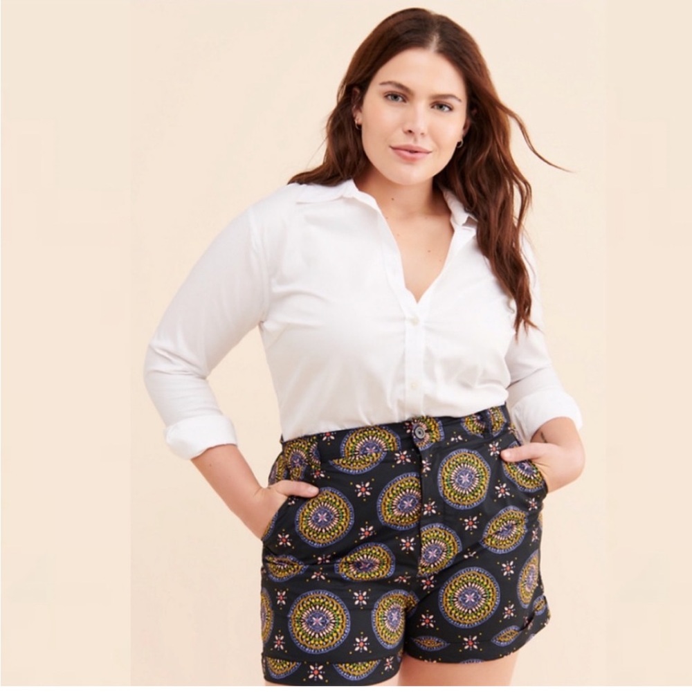 {Maeve} Abstract City Shorts